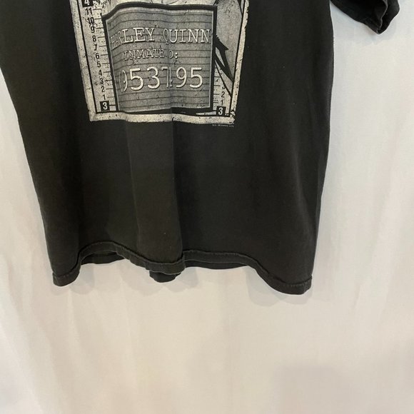 Harley Quinn DC Comics mug shot short sleeve crew neck unisex tee size Large - Picture 4 of 7